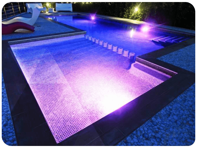 Color Projectors for Fiberglass Pools